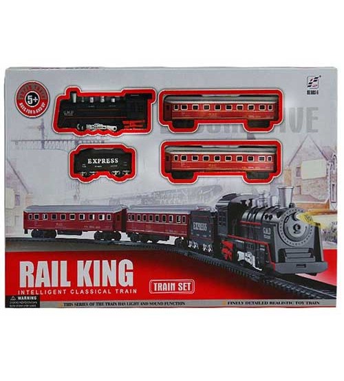 Rail King Train Set for Kids